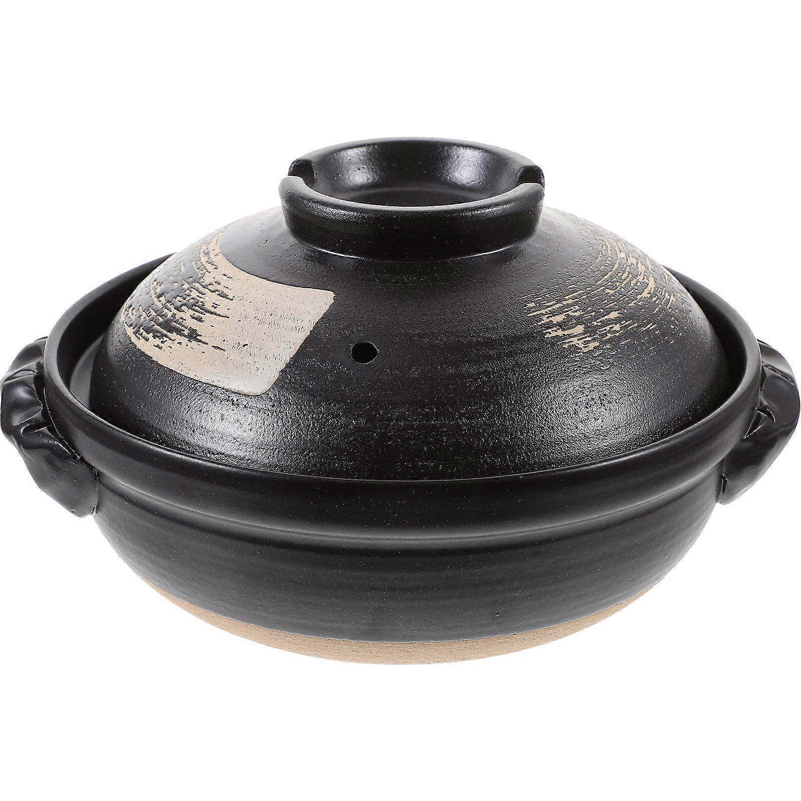 1pc 세라믹 스튜 냄비 요리 냄비 Stockpot Stewpot 가정용 (다양한 색상)