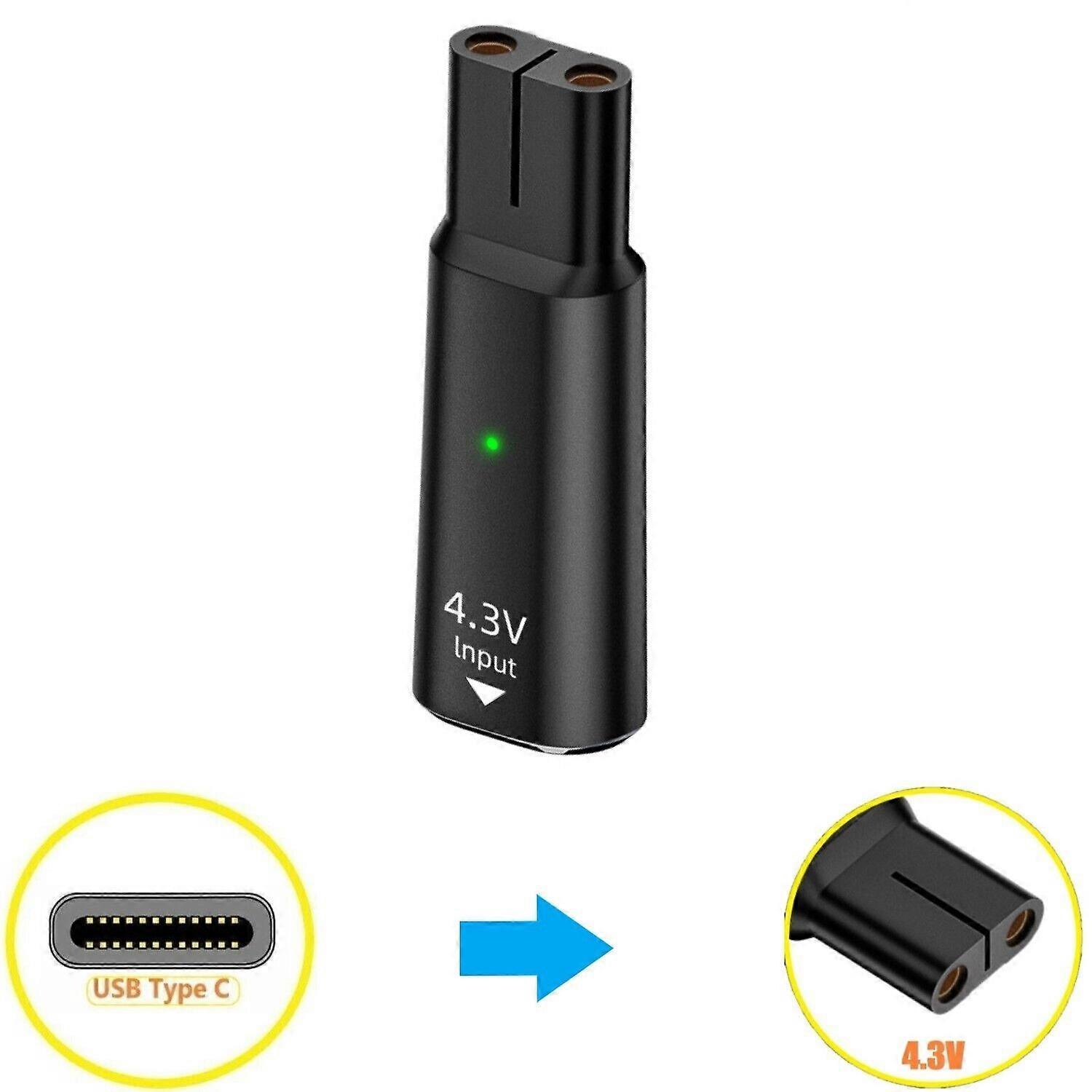 1pcs USB Type C TO Shaver Charger Converter Adapter For HQ8505/HQ850/A00390