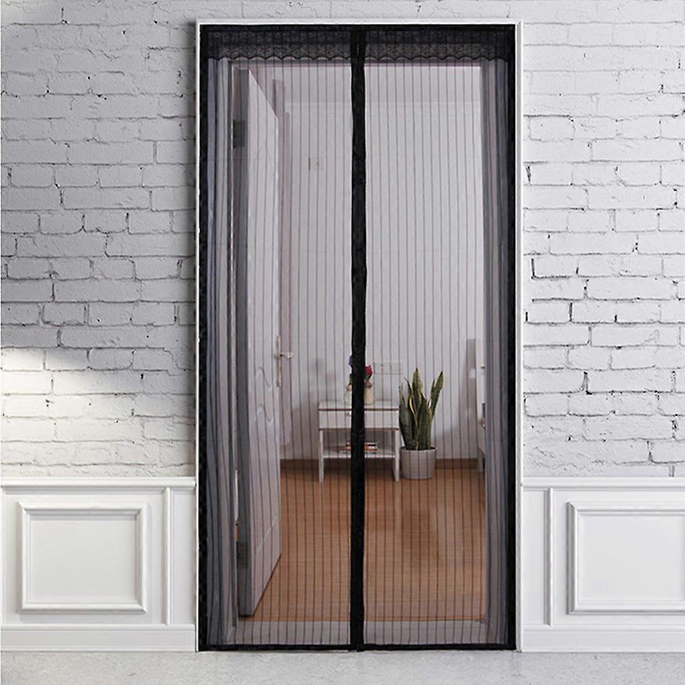 Fiber Summer Net Magnetic Closing Curtain Fly Screen Mosquito Door Automatic AntiInsect ployester Bug Drop Kitchen