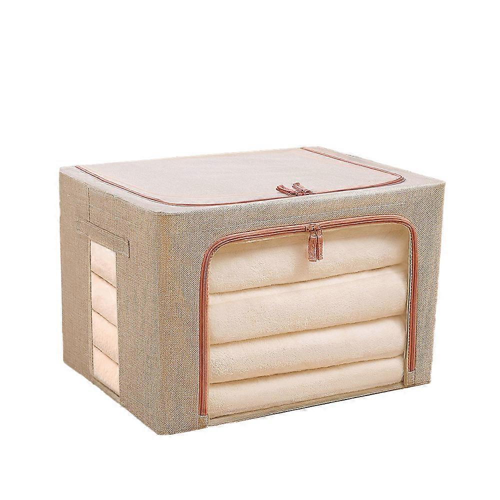 Clear Window Handles Closet Organization Clothes Storage Baskets Foldable Containers Bedroom 66L