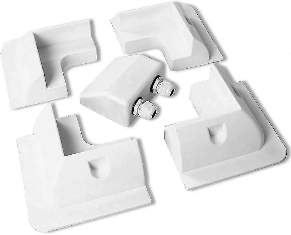 Corner 4 Corner Solar Panel Bracket And Double Cable Gland For Motorhome Caravans
