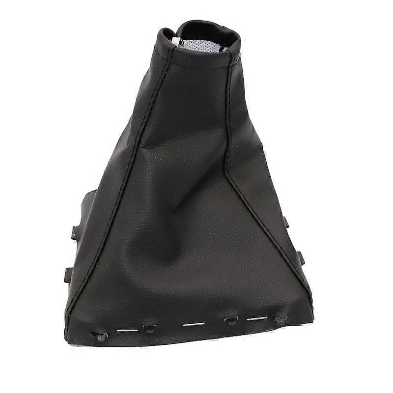 Chrome & Leather Car Shift Gear Knob Lever Gaitor Boot Cove For Opel Vectra C 2002-2005