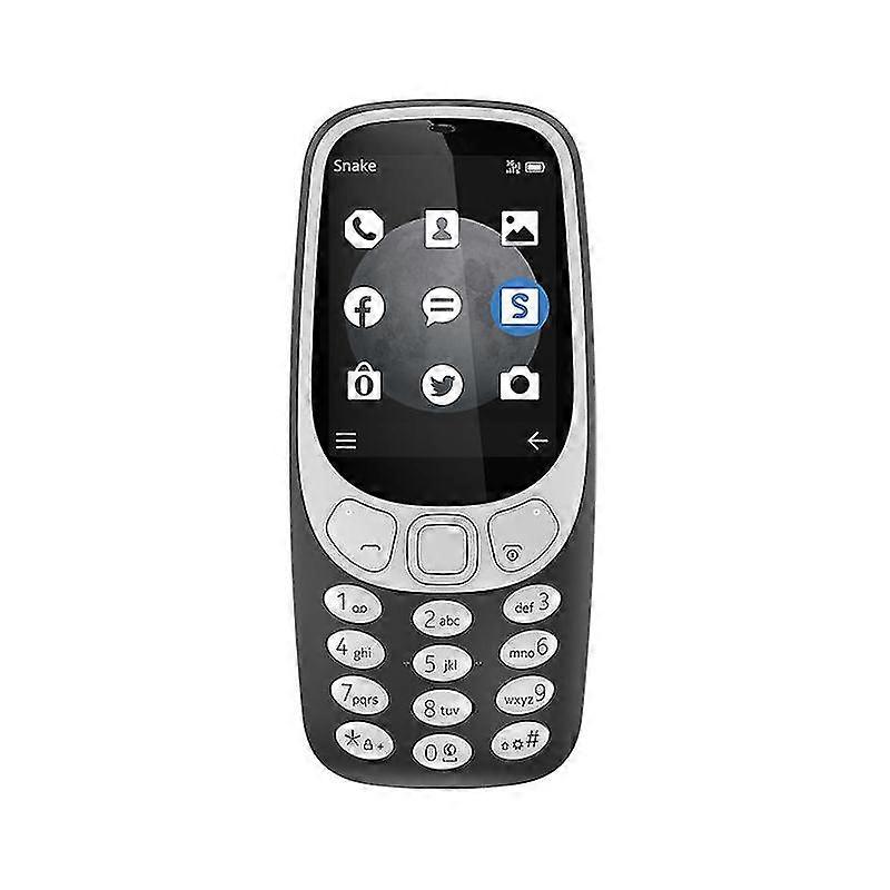 3310 telefone móvel dual sim, tela colorida de 2,4 polegadas