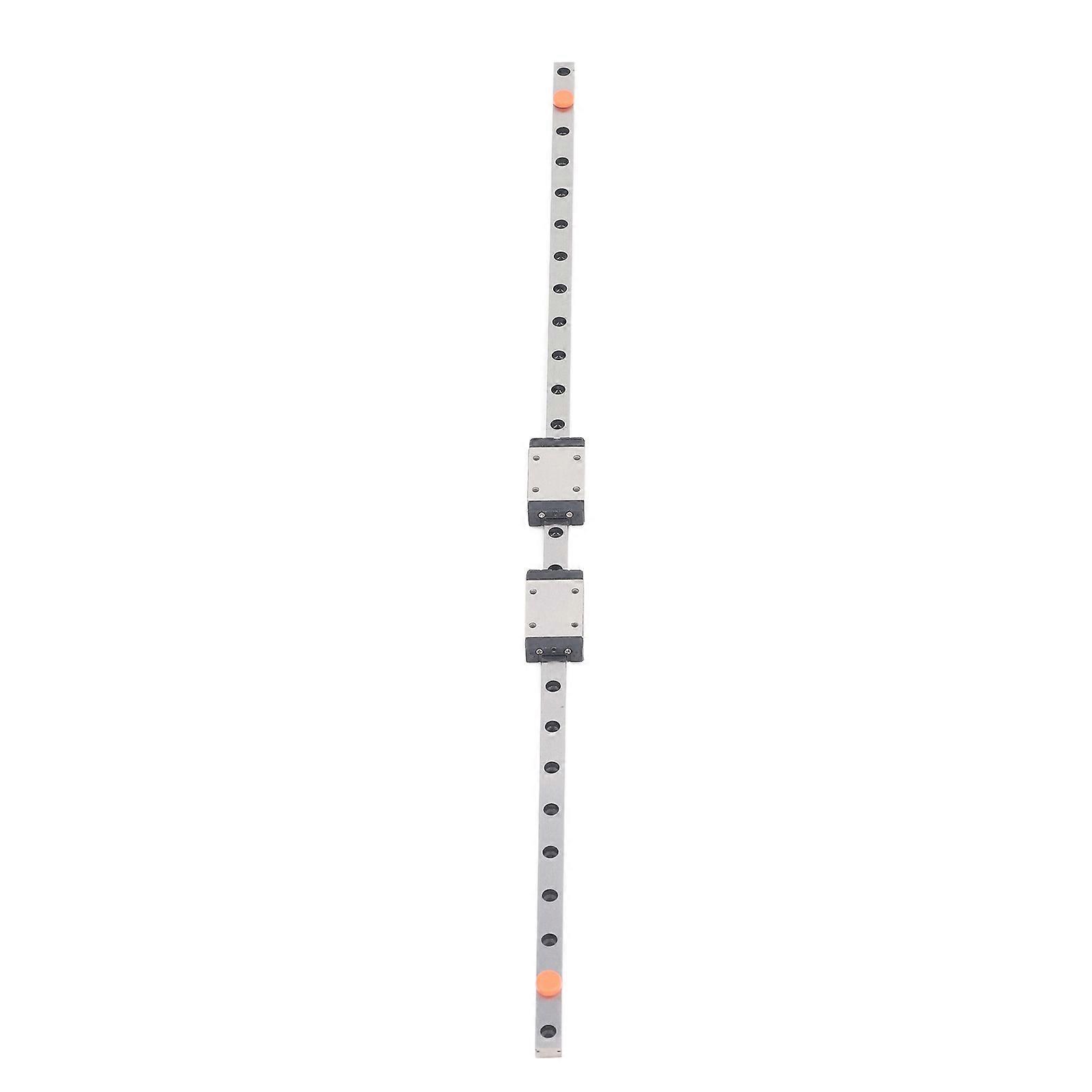 Linear Guide Rail Miniature Linear Bearing Slider Kit MGN7H with 2pcs Slide Block for 3D Printers and CNC Parts 500mm / 19.69in