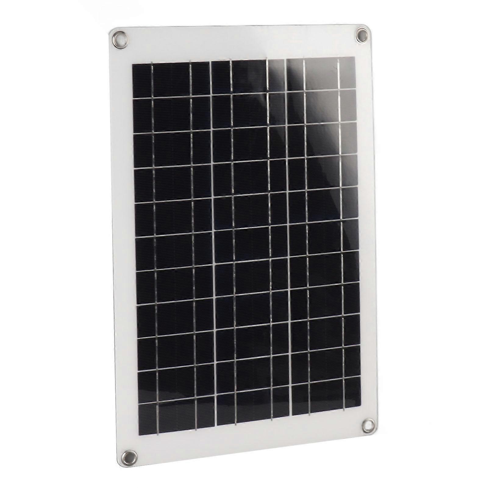 20W Flexible Polycrystalline Solar Panel Kit with Dual USB Interface