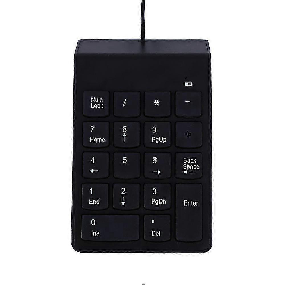 USB Numeric Keypad Mini Numpad with 18 Keys for Laptop and Desktop PC