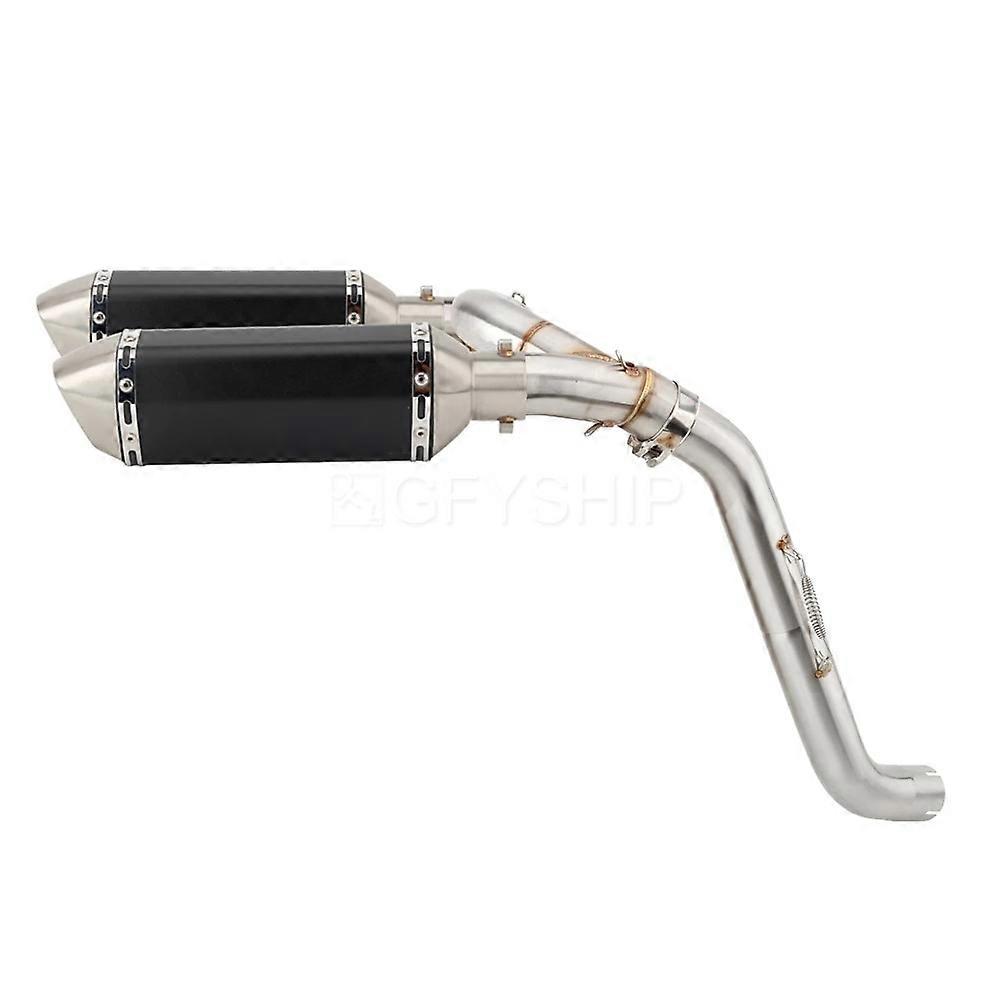 Dla Honda VFR 800 2002 do 2013 VFR800 VFR 800 VTEC RC46 / ABS Escape Slip-on Tłumik wydechowy motocykla z rurą środkową