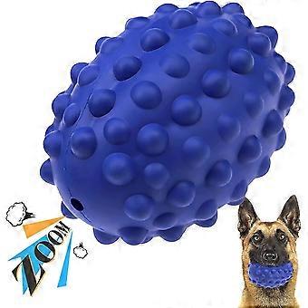 Dog Chew Toys For Aggressive Chewers Large Breed, Non-toxic Natural Rubber Squeaky Dog Toy, Tough Durable Puppy Toothbrush Toy For Medium Large Dogs -
