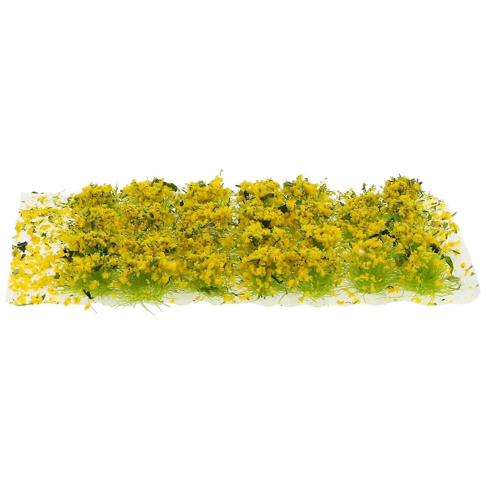 1 Box Miniature Vegetation Simulation Flower Cluster Mini House Scene Decor