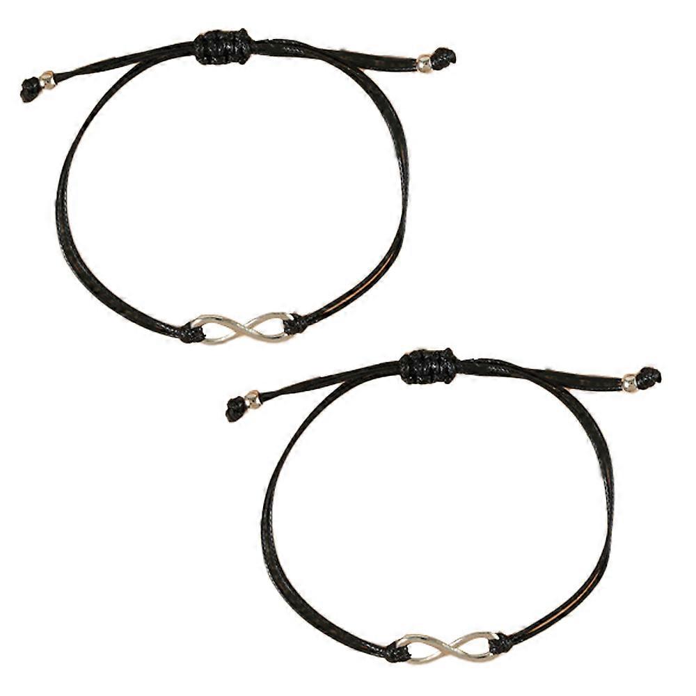 Pulsera Infinity Trenzada de Cera, Diseño Ajustable