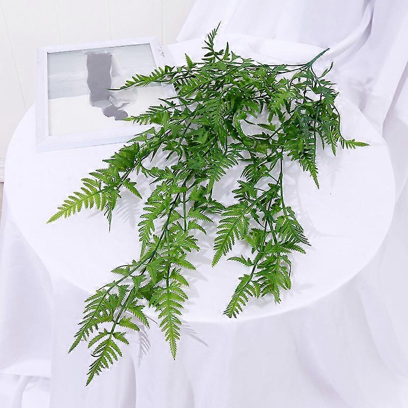 Geflschte Farn Blatt Wand hngend Persian Gras Malz Gras Knstliche Plasic  Pflanze Balkon Home Decor Hochzeit Pflanzen | Fruugo DE