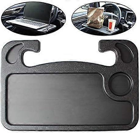 Car Steering Wheel Desk, Multi-function Portable Car Steering Wheel Tray, Double-Sided Design, Computer Auto Steering Wheel Tray