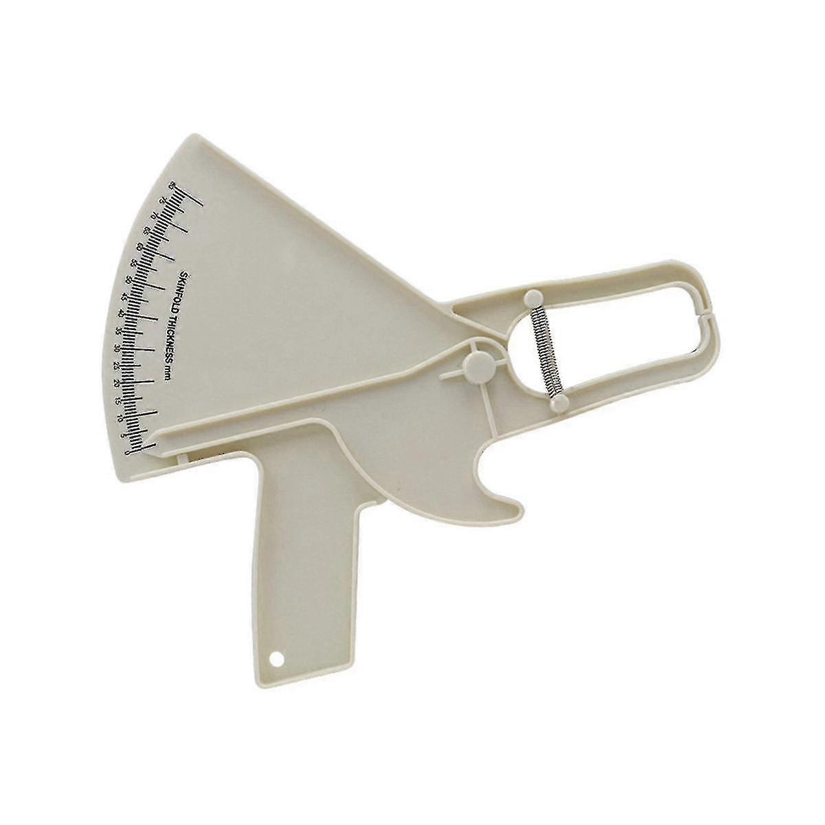 Precision Caliper Sebum Caliper Fat Clip Sebum Caliper Fat Thickness Measurement Ruler Personal Fat Ruler White