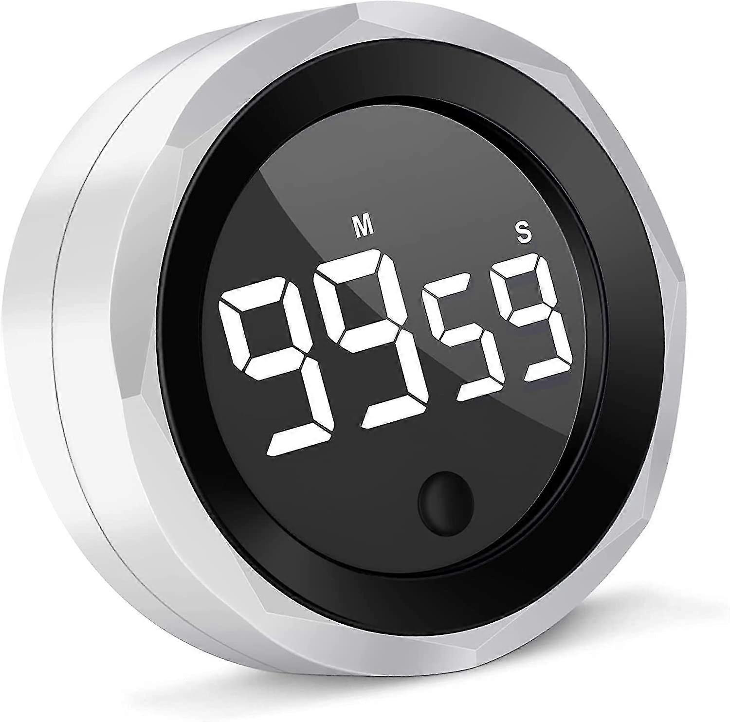 Digital Kitchen Timer, Magnetic Timer Kitchen, Digital Kitchen Timer For Cooking, Magnetic Timer For Fridge Large Led Display Volume Adjustabl