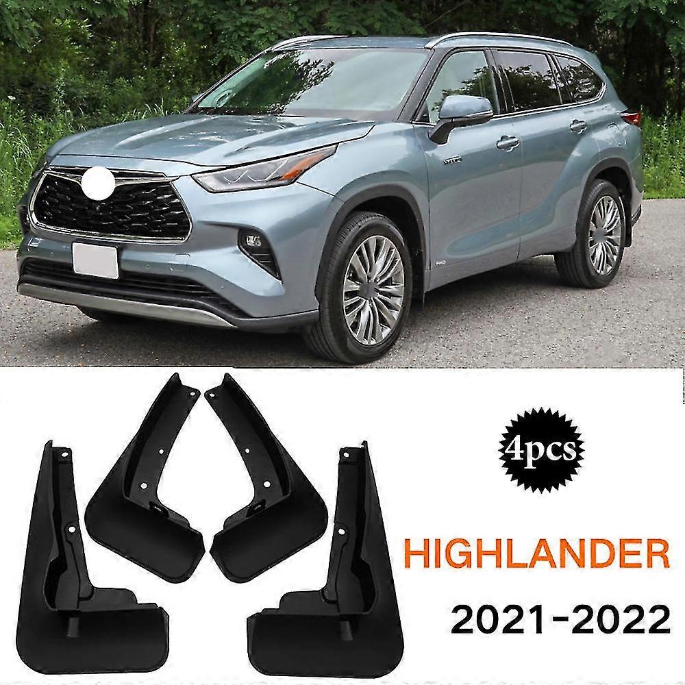 Car-styling Mudflaps For Toyota Highlander 2021 2022 Mudguard Fender ...