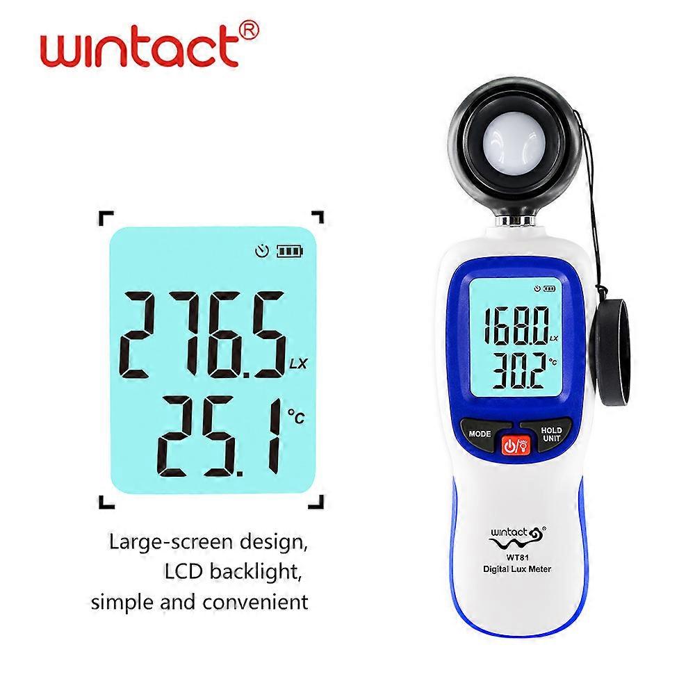 Huitianyi Wt81 Handheld Digital Illumination Photometer Light Meter Illumination Photometer