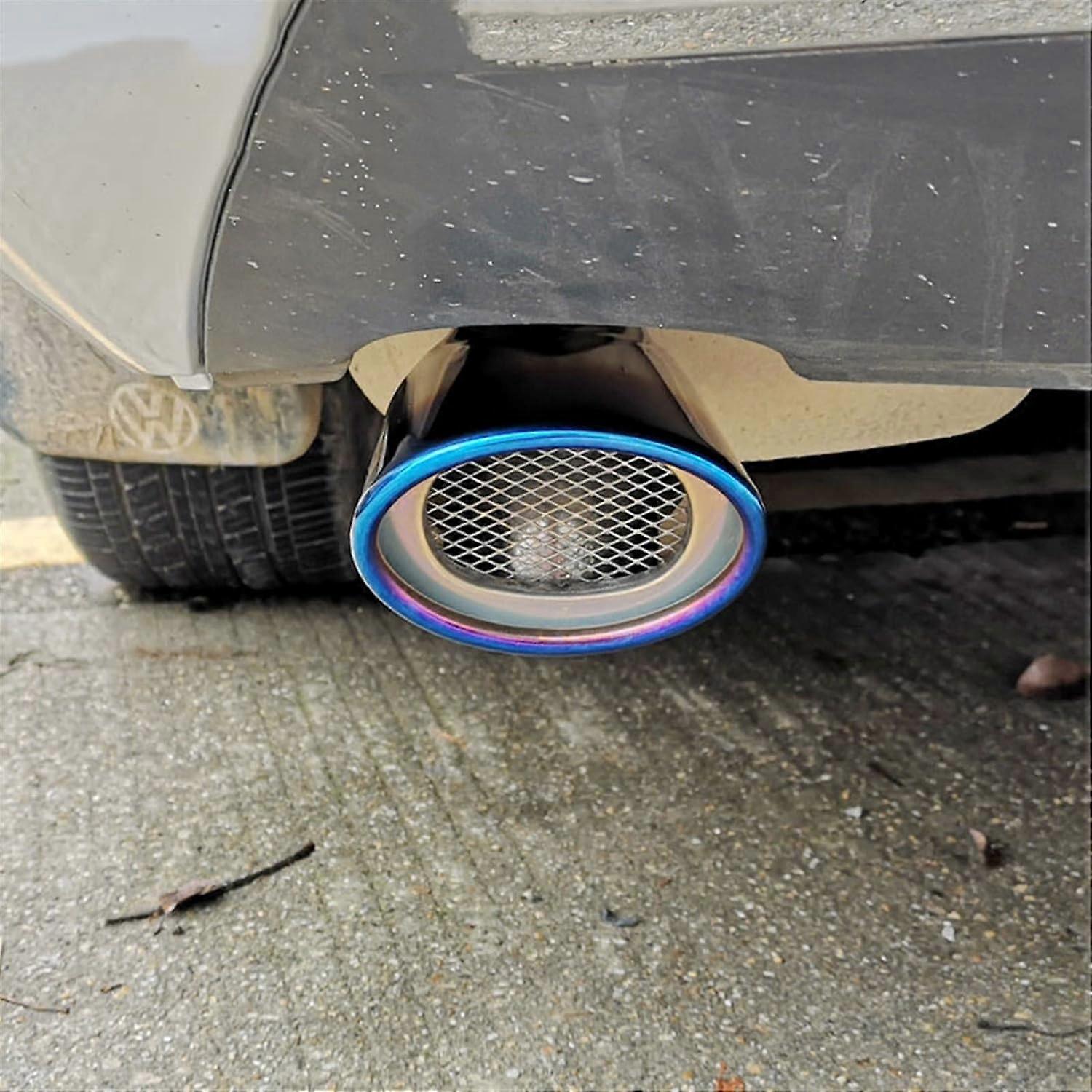 For Mitsubishi For Outlander 2013-2022 Eksostips Bakre eksosrørspiss Enderør Rustfritt ståldeksel Dekor Bilspiss Halelyddemper (Farge: B Sliver)