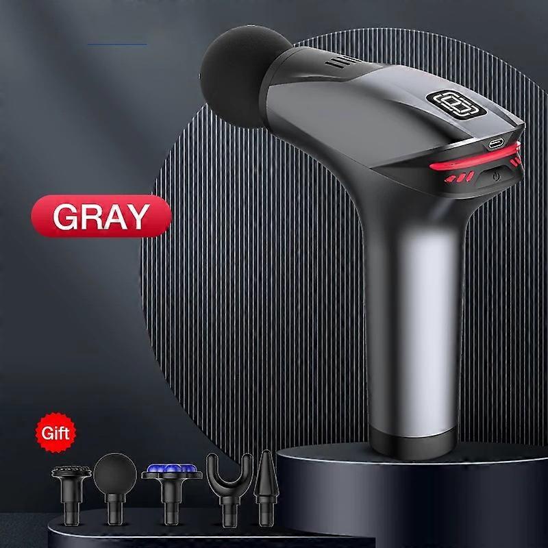 Professional Massage Gun Fitness Extended Massage Tapping Deep Tissue Muscle Massager Back and Neck Pain Relief Fascial Gun