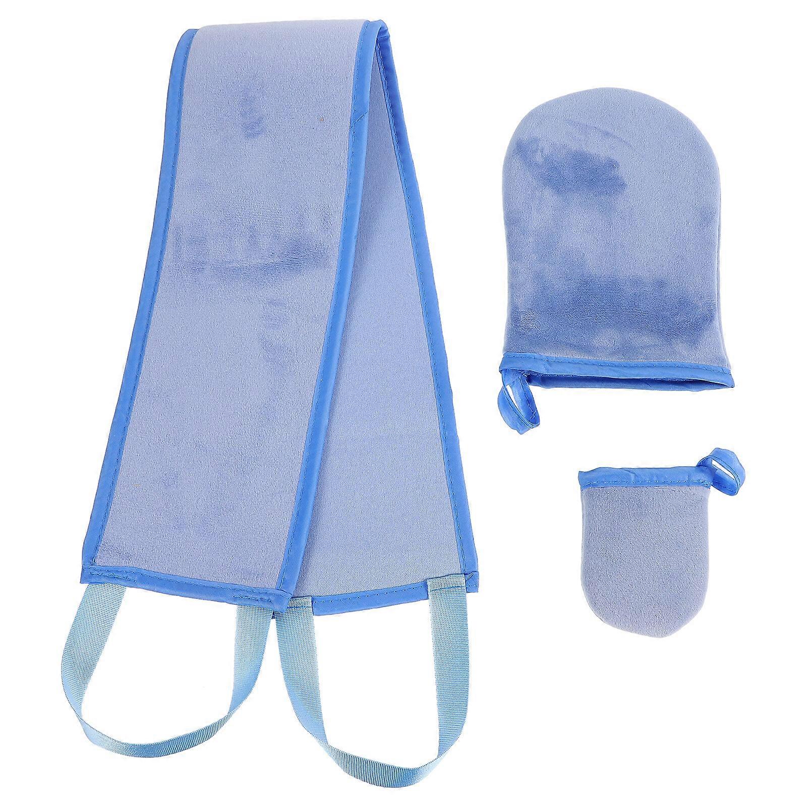 1 Set Self Broning Mitt Applicator Back Lotion Applicator Tanning Finger Gant Applicator