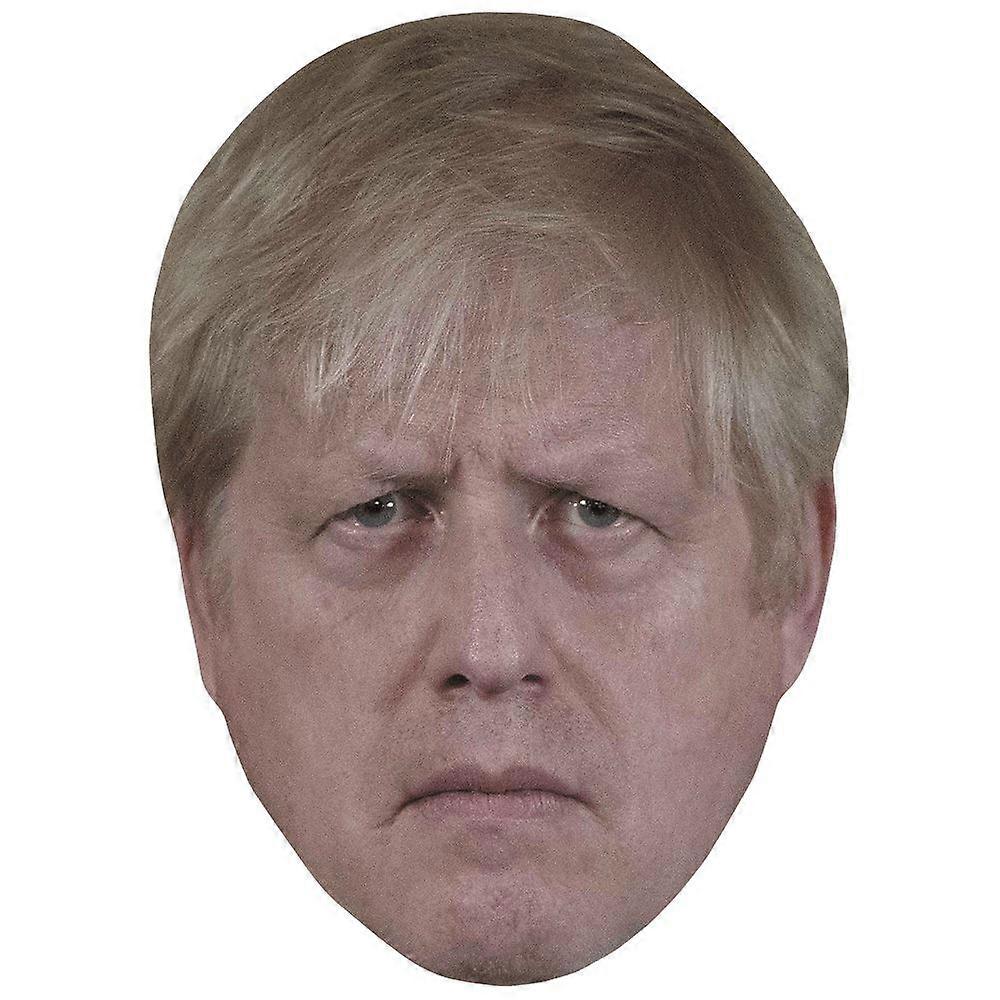 Boris Johnson (Frown) Celebrity Mask, Flat Card Face