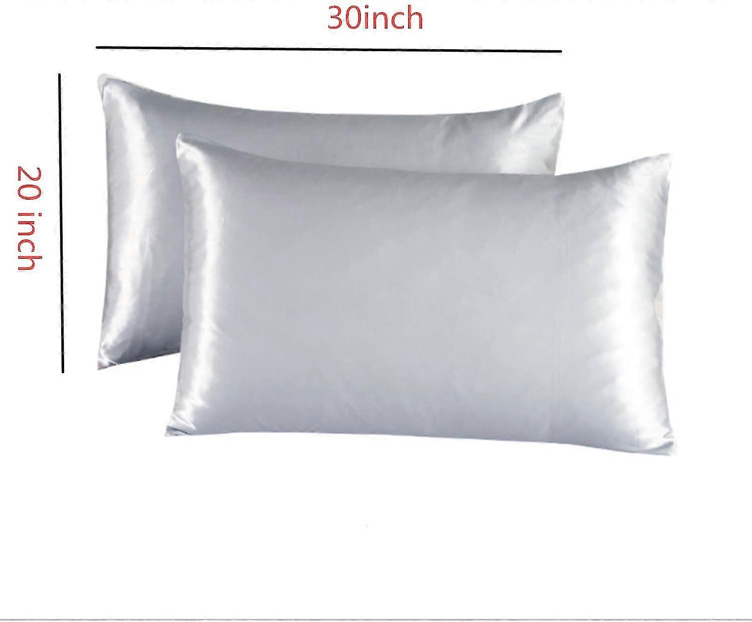 2-pack Satin Pillowcase, Microfiber Smooth Pillowcases