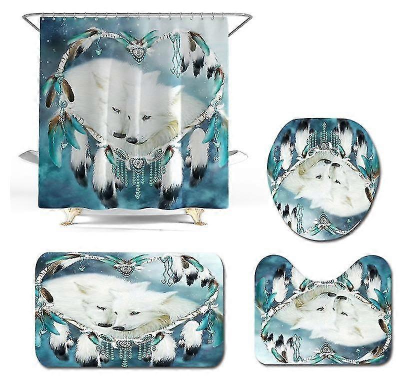 Mng Four-piece Bathroom Carpet Set