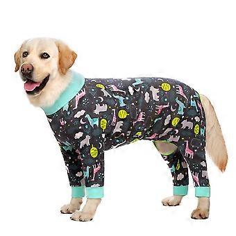 Hunde-Schlafanzug Für Große Hunde – OP-Anzug In Camouflage