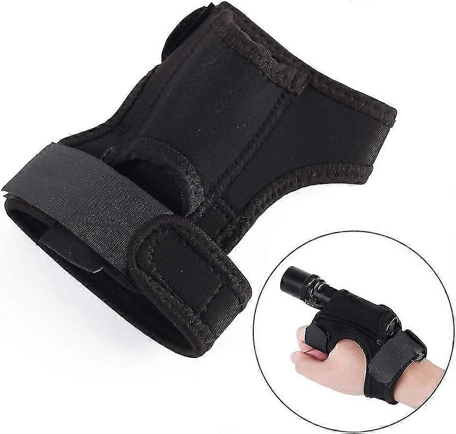 Flashlight Holster Hands Free Portable Torch Case Flashlight Holster On Wrist Arm Scuba Diving Lamp Holder