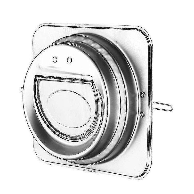 Non-return Valve Stainless Steel Silent Ventilation Fitting With Non-return Valve Automatic Range Hood And Hose Connector For Duct And Ventilation Duc