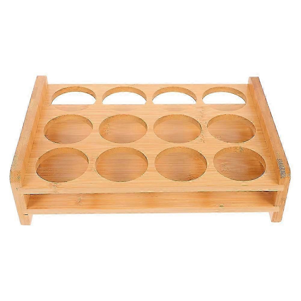 Σετ Γυαλιών Shot Glass Tray Holder με 12 τρύπες Διοργανωτής Stand Σερβιρίσματος Για Ουίσκι Tequila - Club Bar