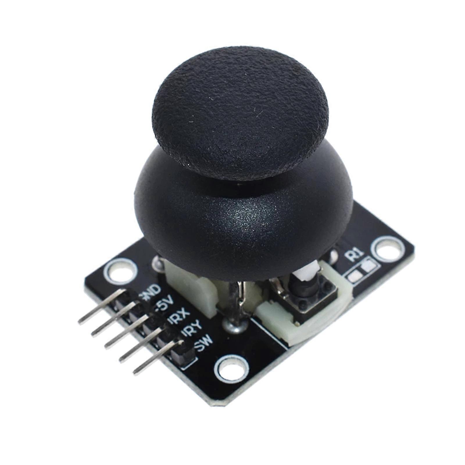 Zweiachsiges XY-Joystick-Modul, Game-Controller-Joystick-Steuerhebel-Sensorplatinenmodul KY-023 für Arduino/Raspberry Pi