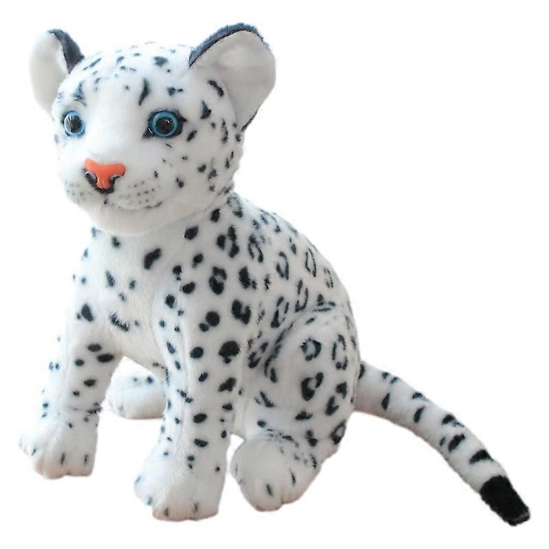 Niedliche simulierte Löwe, Leopard, Schneeleopard Plüschtier, Waldtierpuppe, realistische Stoffpuppe