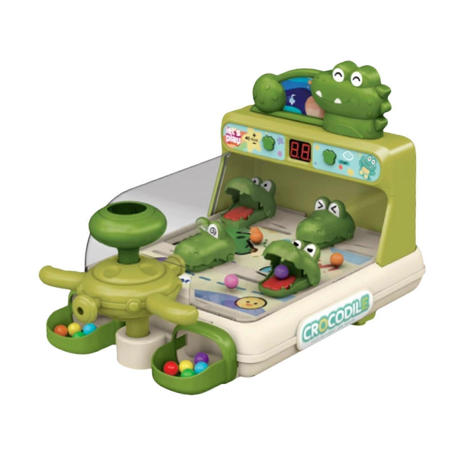 Pinball Machine Board Game Portable Interaction Game for Kids Birthday Gifts Green