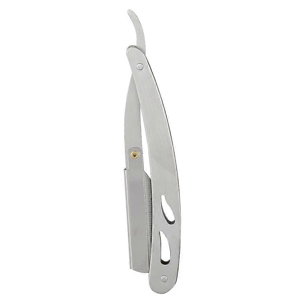 Stainless Steel Barber Razor Straight Folding Shaving Knife Replaceable Blade (74)