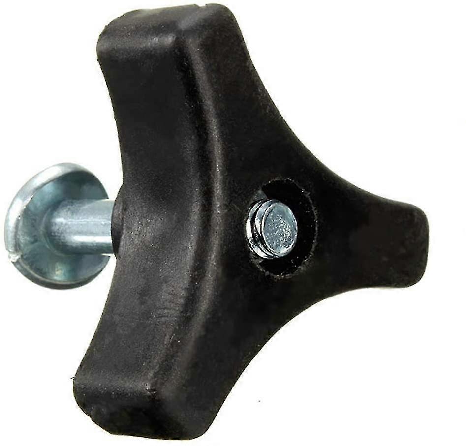 2 Pcs Lawn Mower Triangle Handle Knob Screw Nut Screw Bolt Handle Replacement Parts Garden Tool Acce