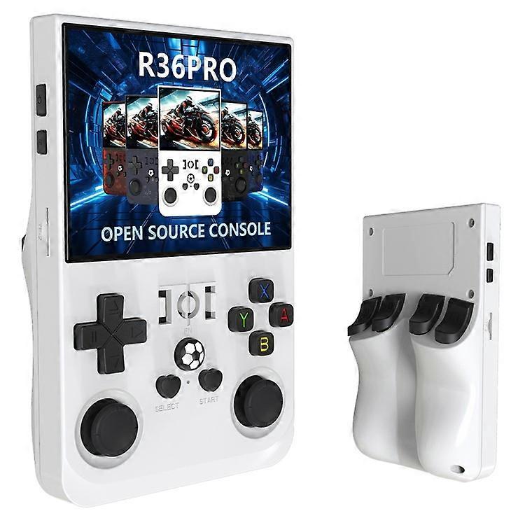 R36 Pro Open Source Handheld Game Console GBA Arcade Portable Game Machine with 64G Card