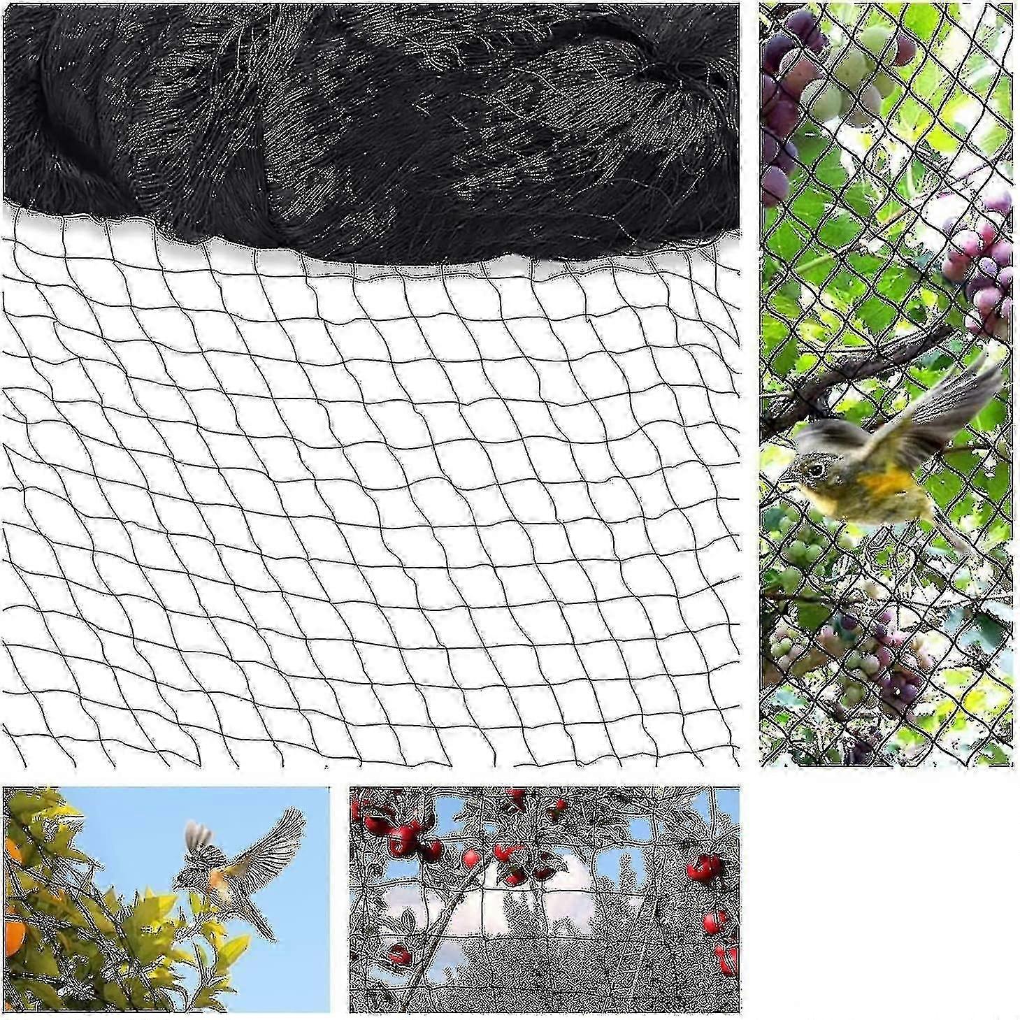 15m X 15m Bird Protection Net Bird Net Plant Net Pond Net Garden Net For Garden,5 X 5 Cm Large Holes(EPA13)