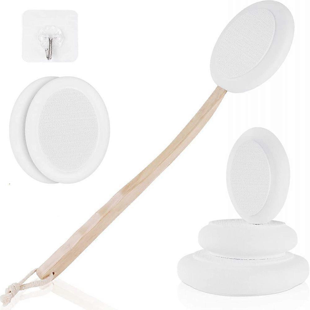 Shower Brush Set, Back Cream Aid, 7-Piece Back Brush