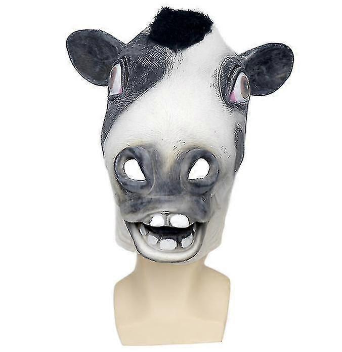 カウレックスハロウィンデラックスマスクヘッドマスクラテックスアニマルマスクノベルティコスチュームA