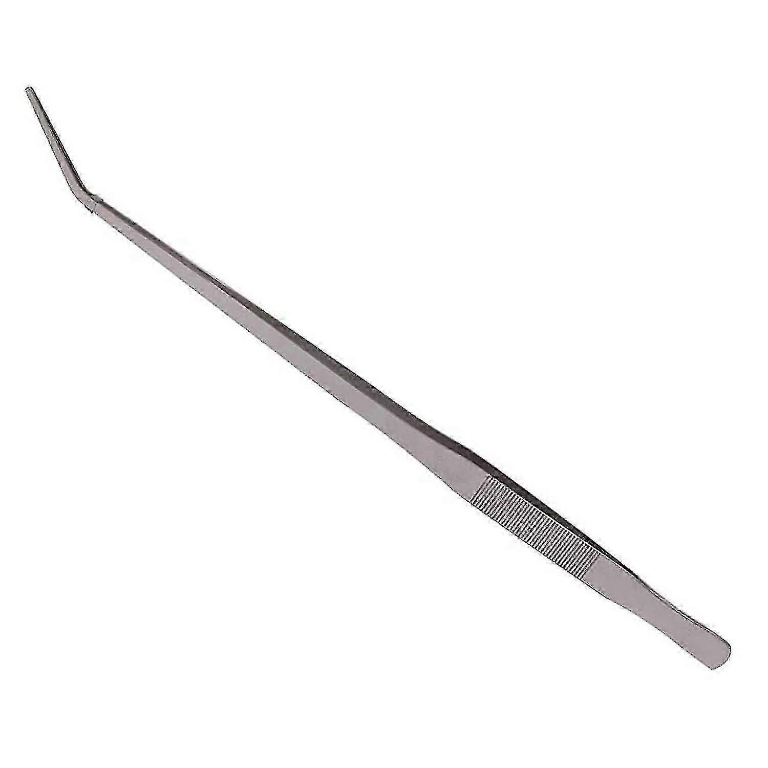 Pinza de punta recta de acero inoxidable extra larga de 18.9 pulgadas