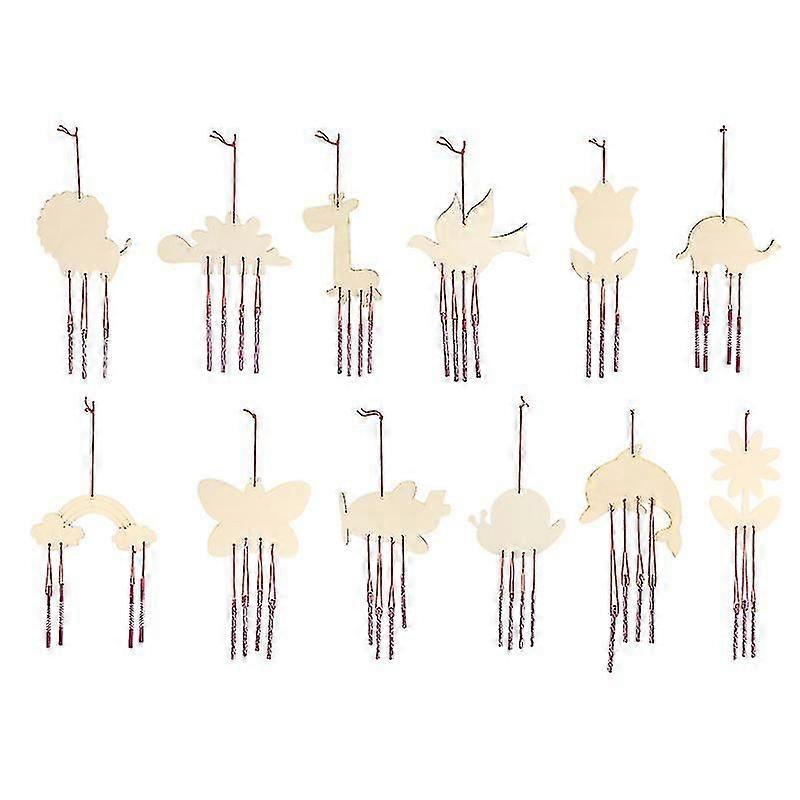 12pcs DIY Wind Chime, Components for Creating Personalized Wind Chimes