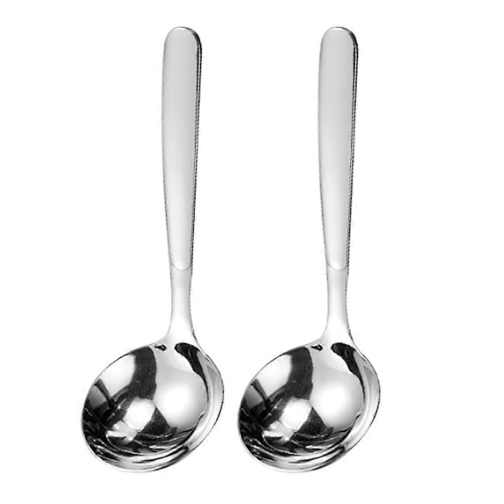 2-piece mirror polished spoon set for kitchen cooking