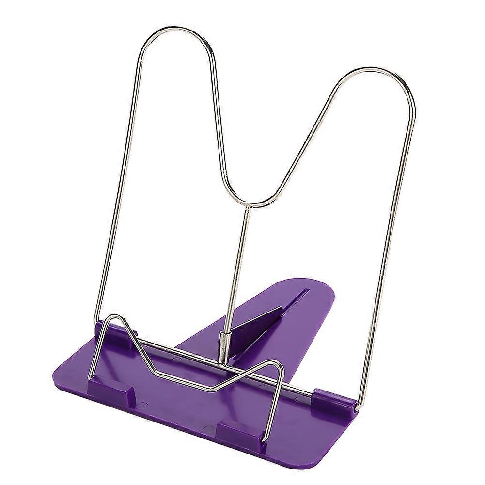 Multi-functional Wooden Book Reading Rack Kitchen Cookbook Stand Holder