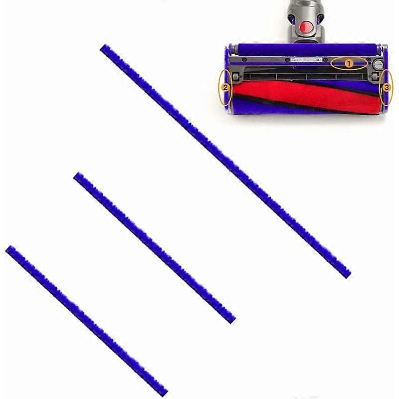 3 Pack Plush Strips for Dyson V7 V8 V10 V11 Vacuum Cleaner