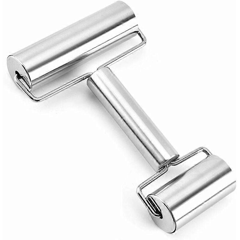 Stainless Steel Rolling Pin for Baking, Double Head Pasta Roller