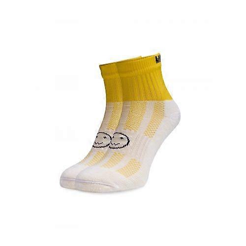 Yellow Ankle Length Sports Socks, Running Socks, Netball Socks