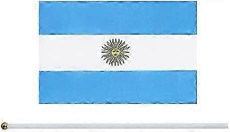 25 Pack Hand Held Small Mini Flag Argentine