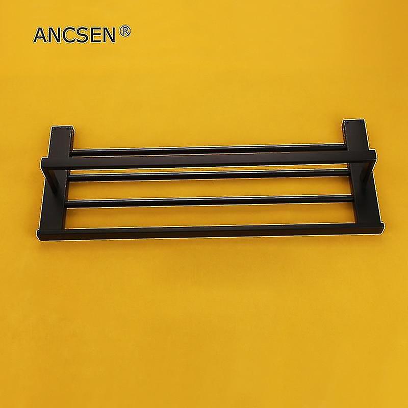 Matte Black Stainless Steel Bathroom Hardware Set Towel Ring Corner Rack|bath Hardware Sets
