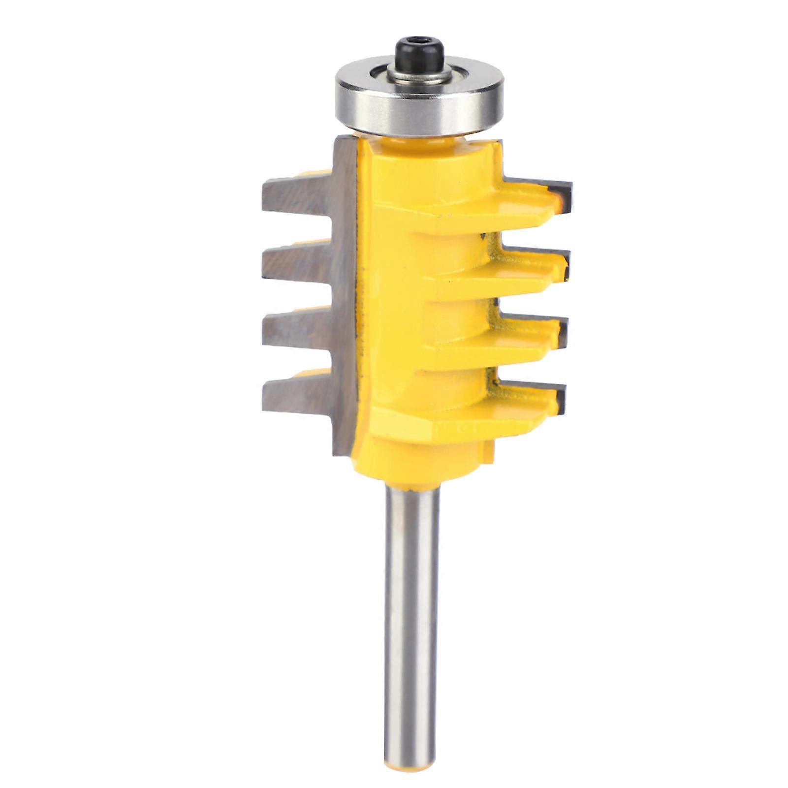 1/4" Shank Router Bit Finger Joint Tenon Woodworking Milling Cutter
