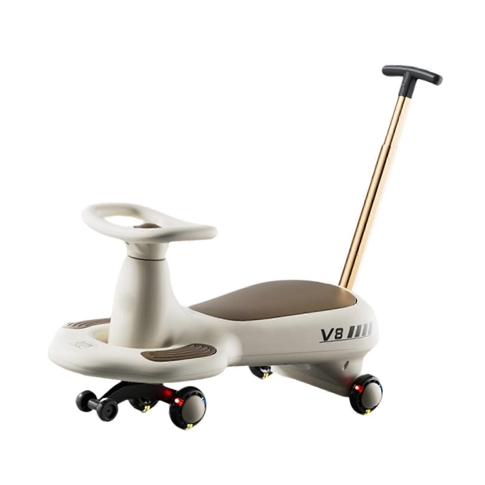 Wiggle Car Ride on Toys Swing Car for Party Favors Birtdhay Δώρα Αγόρια Κορίτσια Μπεζ